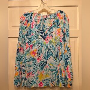 Lilly Pulitzer Multicolor Floral Top
